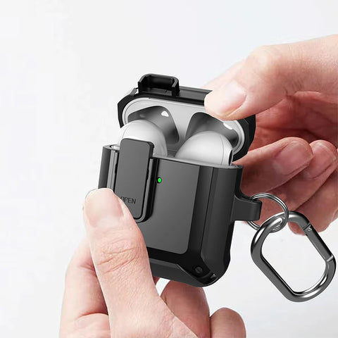 Protective Cover For AirPods Case w/ Keychain