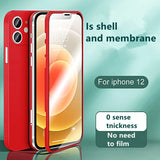 360 Full Cover Protection Phone Case  (Front Tempered Glass+Back Cover)