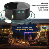 Solar Outdoor Camping String Lights & Portable Charger