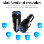 Car Charger Phone Adapter for Type-C & USB