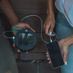 Solar Outdoor Camping String Lights & Portable Charger