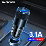 Car Charger Phone Adapter for Type-C & USB