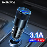 Car Charger Phone Adapter for Type-C & USB