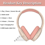 Hifi Bass  5.0 Foldable Headset Bluetooth Earbuds