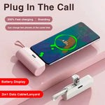 Power Bank 2 IN 1 Mobile Fast Phone Charger (For iPhone & Samsung)