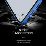 Magnetic Tempered Glass Metal Privacy Case